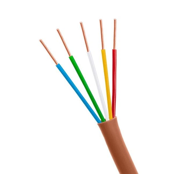 Cmple Cmple 1332-N 500 ft. 18-5 Thermostat 18AWG 5 Conductor Unshielded Cable; Red 1332-N - main